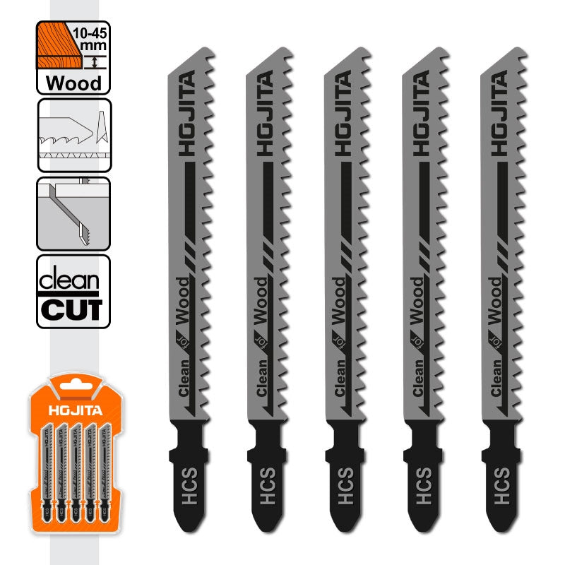 Hojita HJJB101B Λάμες Σέγας Για Ξύλο HCS 10ΤΡΙ 74mm Σετ 5 Τεμ