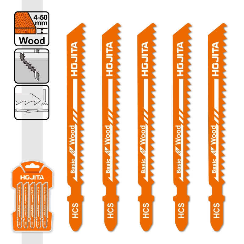 Hojita HJJB111C Λάμες Σέγας Για Ξύλο HCS 8ΤΡΙ 74mm Σετ 5 Τεμ