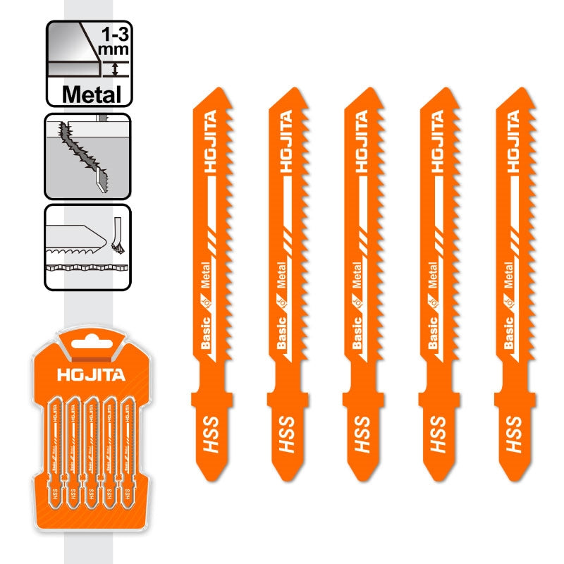 Hojita HJJB118A Λάμες Σέγας Για Μέταλλο HSS 21ΤΡΙ 50mm Σετ 5 Τεμ