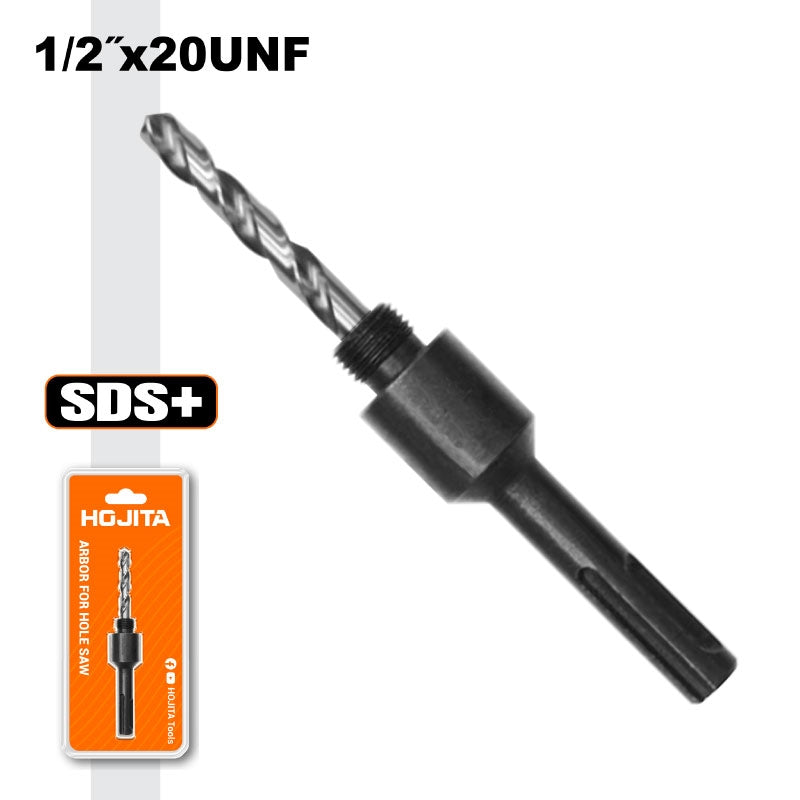 Hojita HJJG1405 SDS Plus Οδηγός (Φορέας) Ποτηροτρύπανου 14mm-30mm 1/2" 20UNF