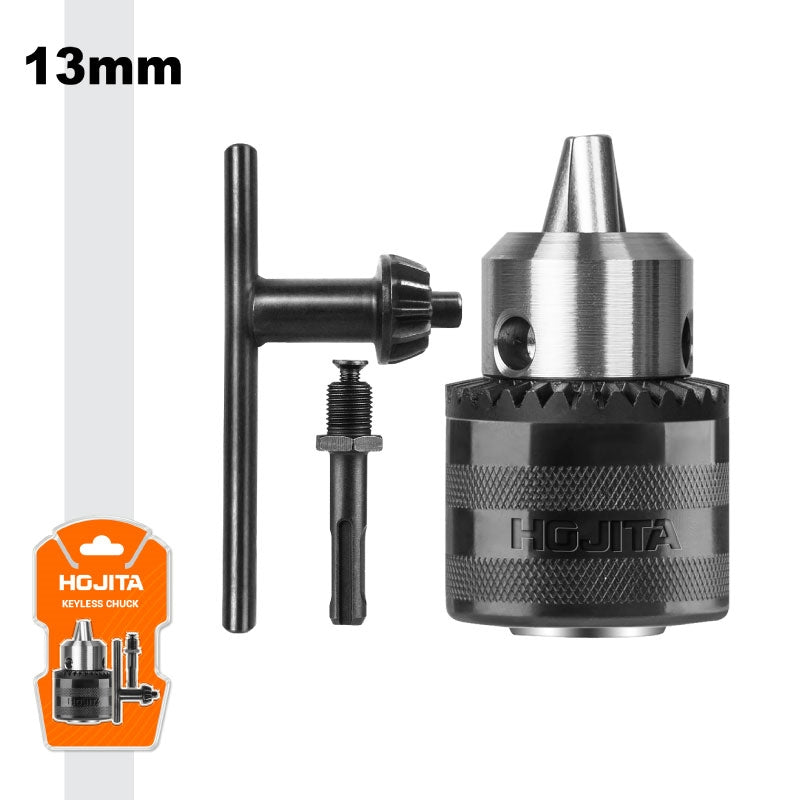 Hojita HJKCU1301 Τσοκ Δραπάνου Θηλυκό 1/2" 13mm Με Κλειδί & Αντάπτορα SDS Plus