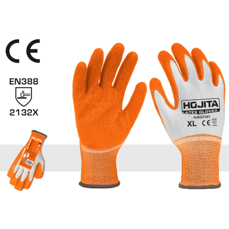 Hojita HJKG3103 Γάντια Εργασίας Latex XL
