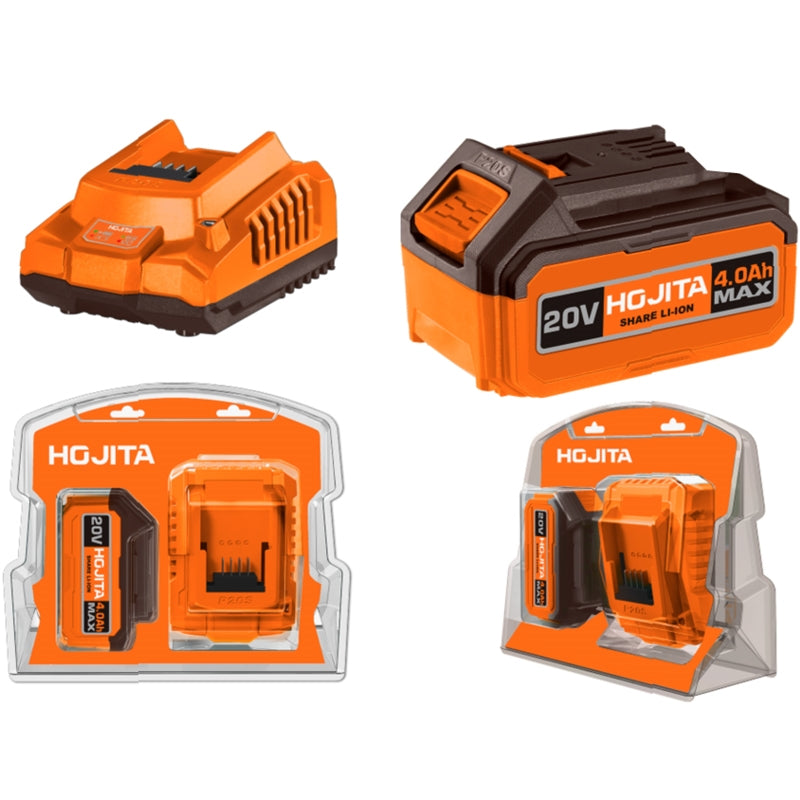 Hojita HJLBP441 Σετ Μπαταρία 20V Li-Ion 4.0Ah & Φορτιστής 2Α