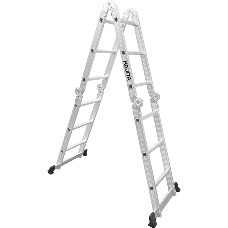 Hojita HJLD7H43 Σκάλα Αλουμινίου Επαγγελματικής Χρήσης Πολλαπλών Χρήσεων & Συνδυασμών 4 x 3 ΣΚΑΛΙΑ