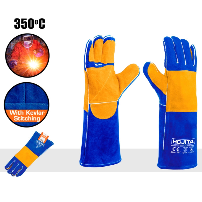 Hojita HJLG3016 Γάντια Ηλεκτροσυγκόλλησης Δερμάτινα 350°C
