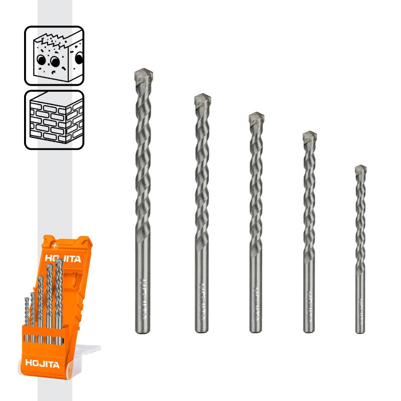 Hojita HJMJ6B05 Συλλογή Τρυπάνια Μπετού Σετ 5 Τεμ