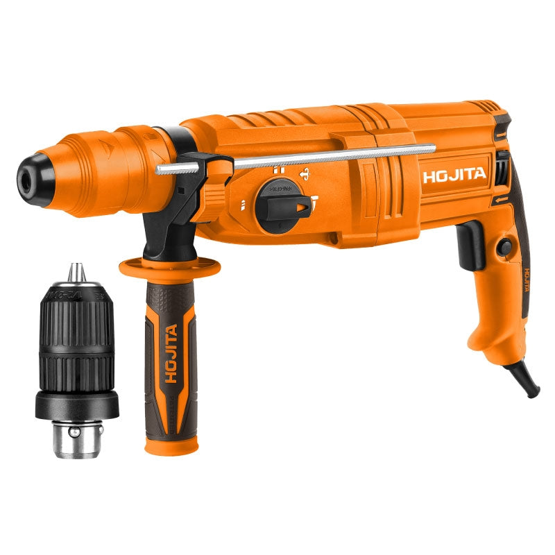 Hojita HJRH1D26-2 SDS Plus Ηλεκτρικό Περιστροφικό Κρουστικό Πιστολέτο 800W 2.5J Με Επιπλέον Τσοκ & Βαλίτσα