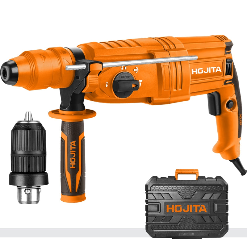 Hojita HJRH1D26-2 SDS Plus Ηλεκτρικό Περιστροφικό Κρουστικό Πιστολέτο 800W 2.5J Με Επιπλέον Τσοκ & Βαλίτσα