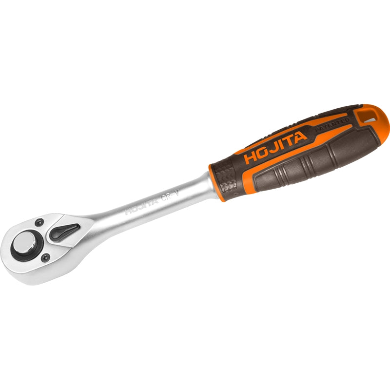 Hojita HJRW1212 Επαγγελματική Μανέλα Με Καστάνια CrV 45 Δοντιών Βαρέως Τύπου 1/2" Με Επεκτεινόμενη Κεφαλή