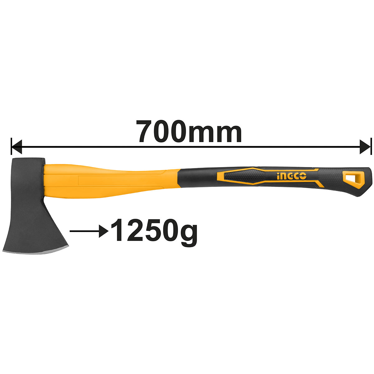 INGCO HAX02012508 Τσεκούρι Σφυρήλατο 1250gr