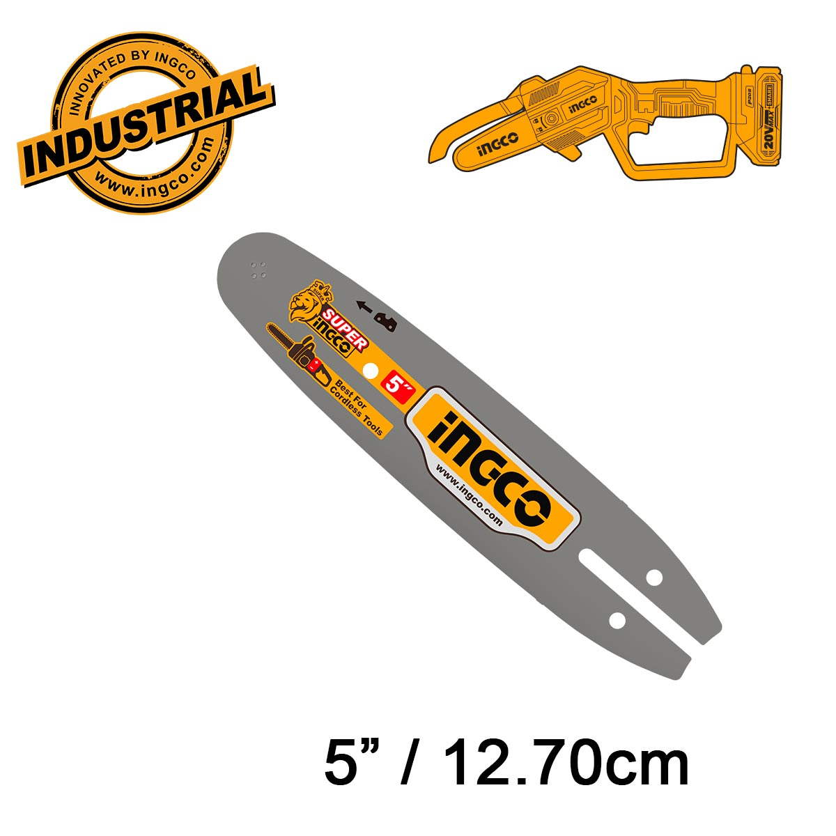 INGCO AGSB50501 Λάμα Μίνι Αλυσοπρίονου 5" 12.70cm