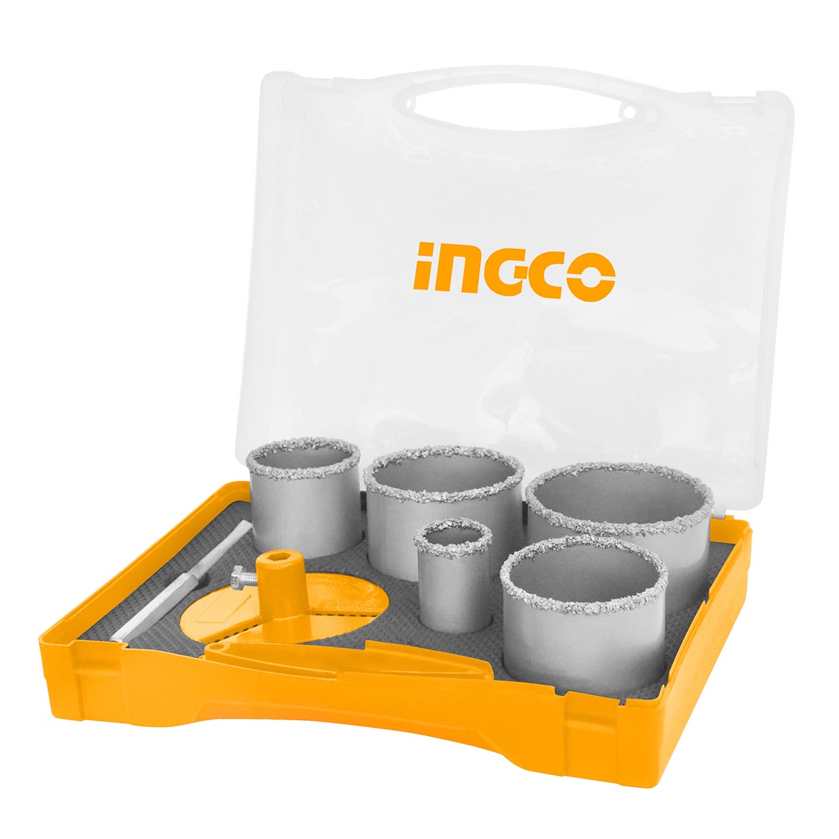 Ingco AKCH0071 Συλλογή Ποτηροτρύπανα Μπετού - Τούβλου Σετ 5 τεμ 33-83mm