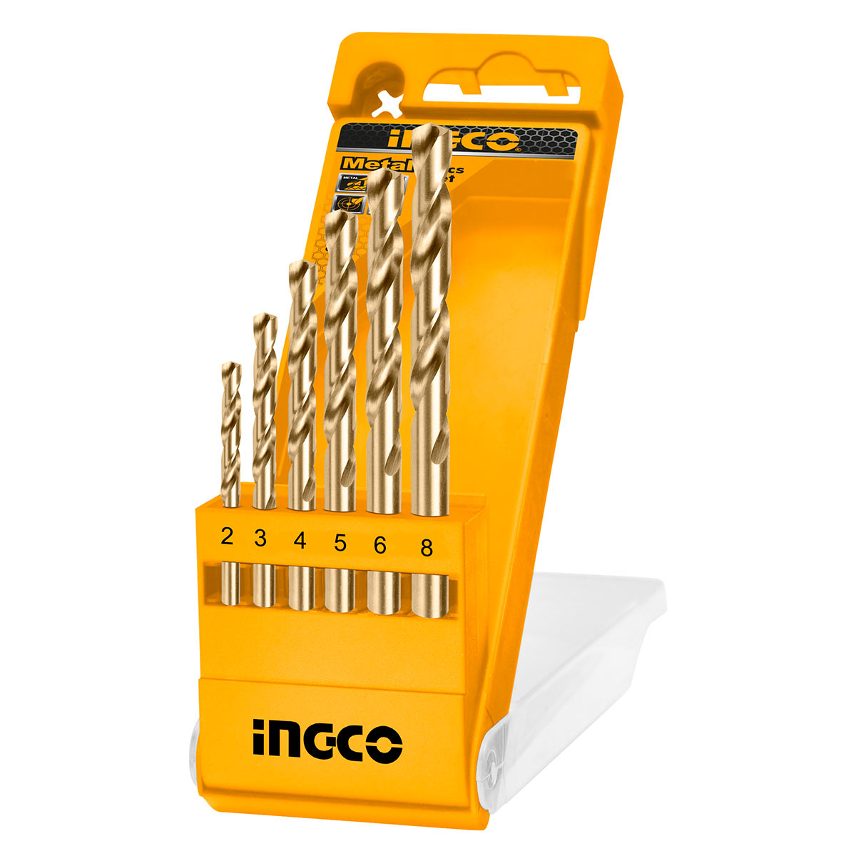 INGCO AKD1055 Τρυπάνια Μετάλλου HSS 28mm Σετ 6 Τεμ