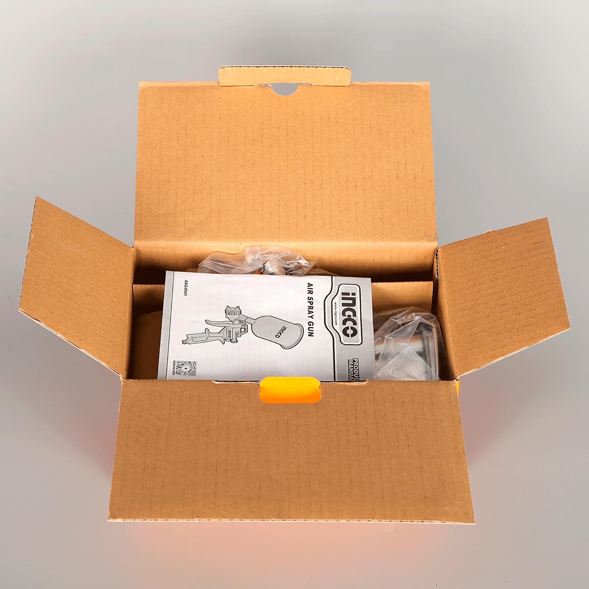 Ingco ASG4041 Πιστόλι Βαφής Αέρος Άνω Δοχείο 400ml 1.5mm