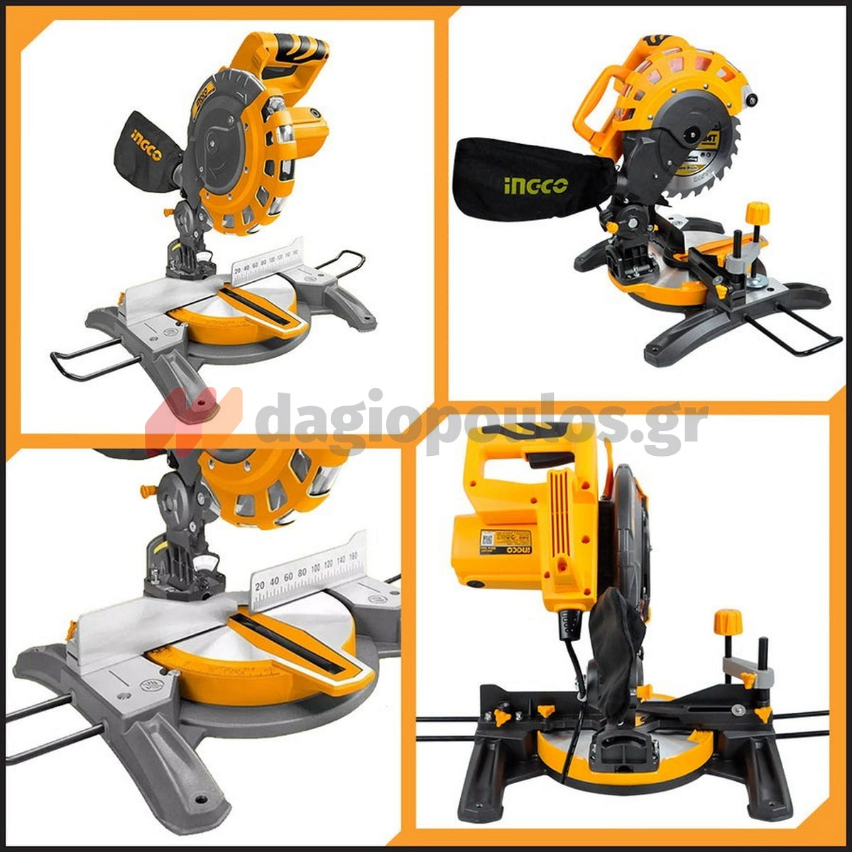 Ingco BMS14007 Ηλεκτρικό Δισκοπρίονο Πάγκου 1400W 210mm