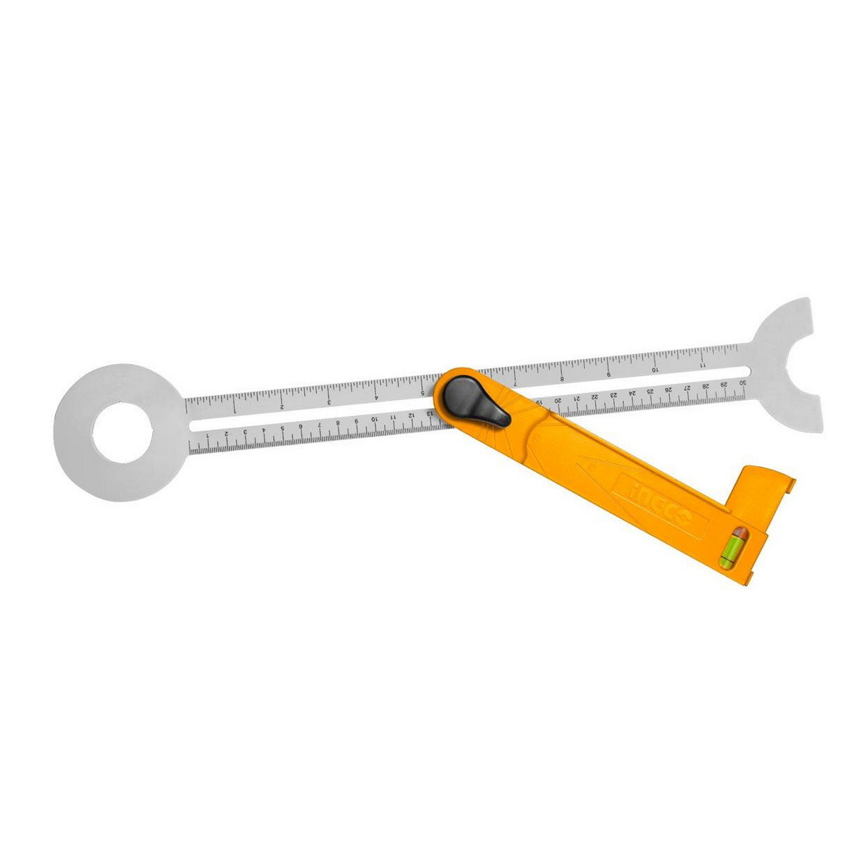 Ingco HAS3001 Αντιγραφικό Γωνιόμετρο με Αλφάδι 30cm