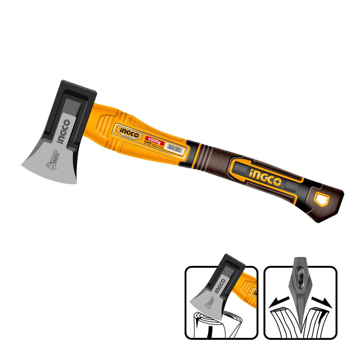 INGCO HAX0811000F Τσεκούρι Σχίστης 1000g