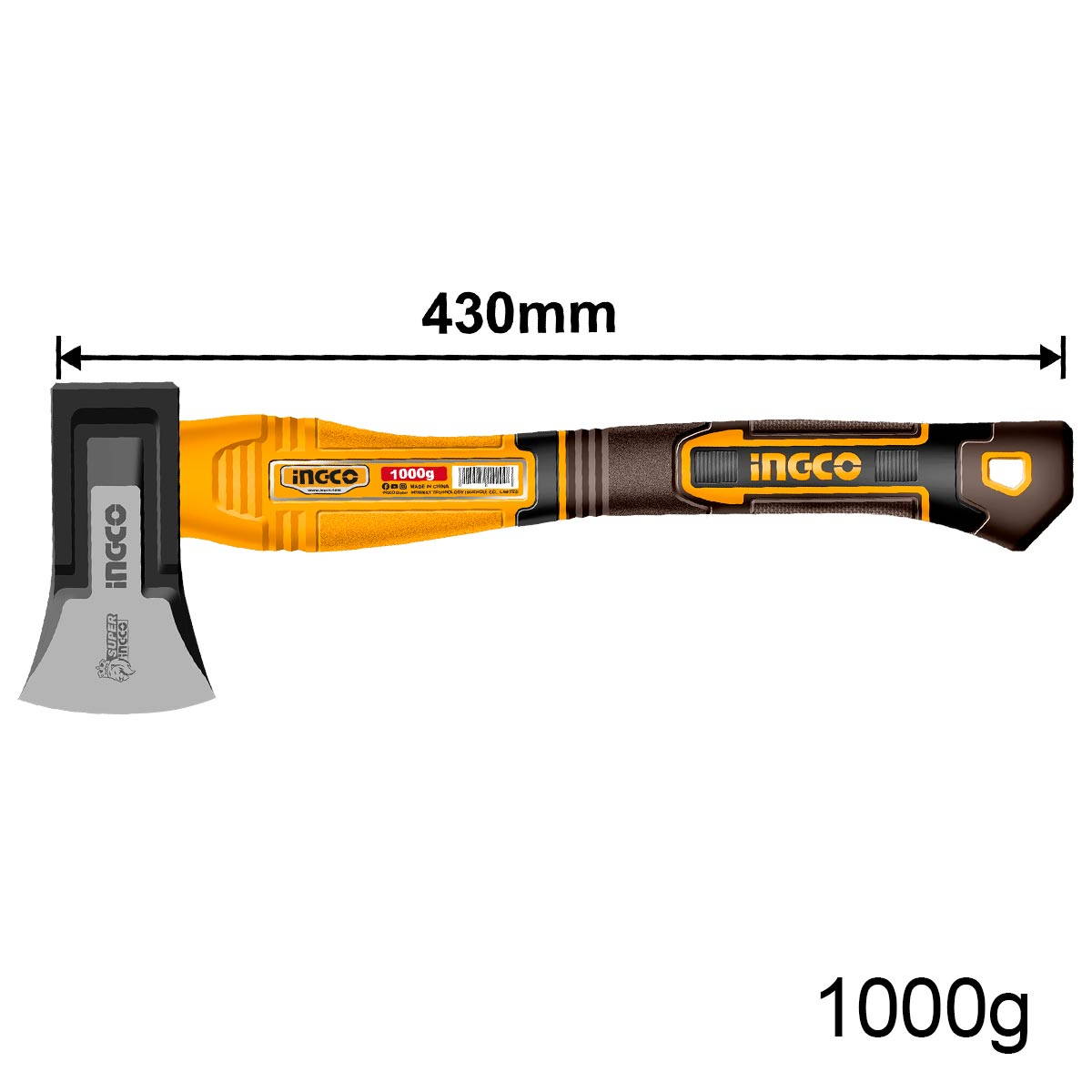 INGCO HAX0811000F Τσεκούρι Σχίστης 1000g