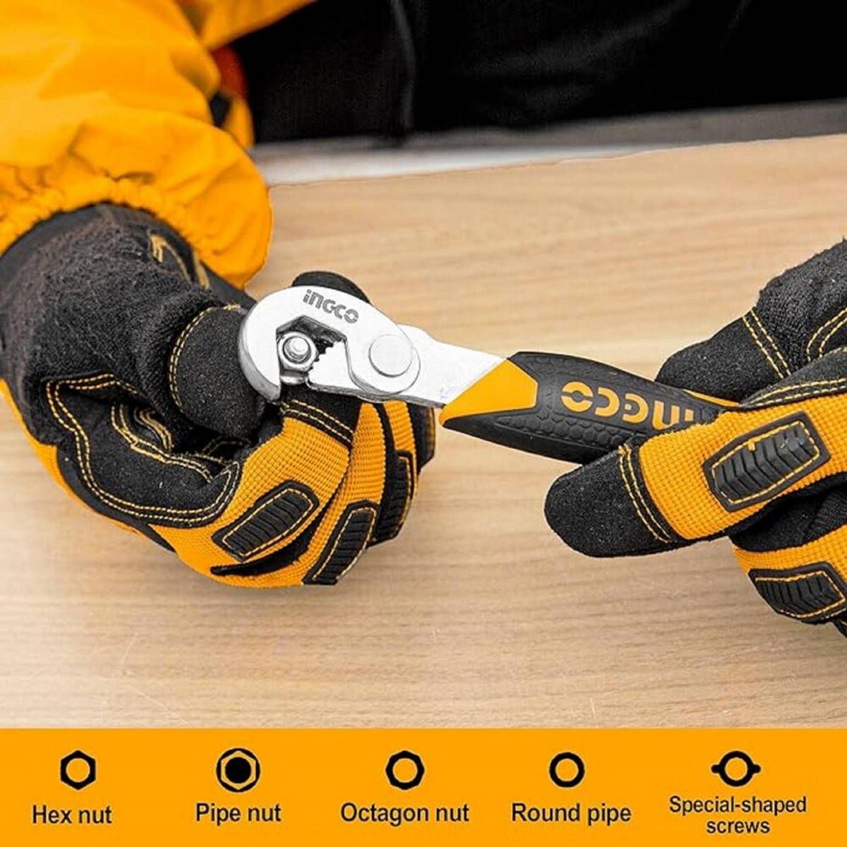 Ingco HBWS110808 Πολύκλειδα 9-32mm Σετ 2 Τεμ