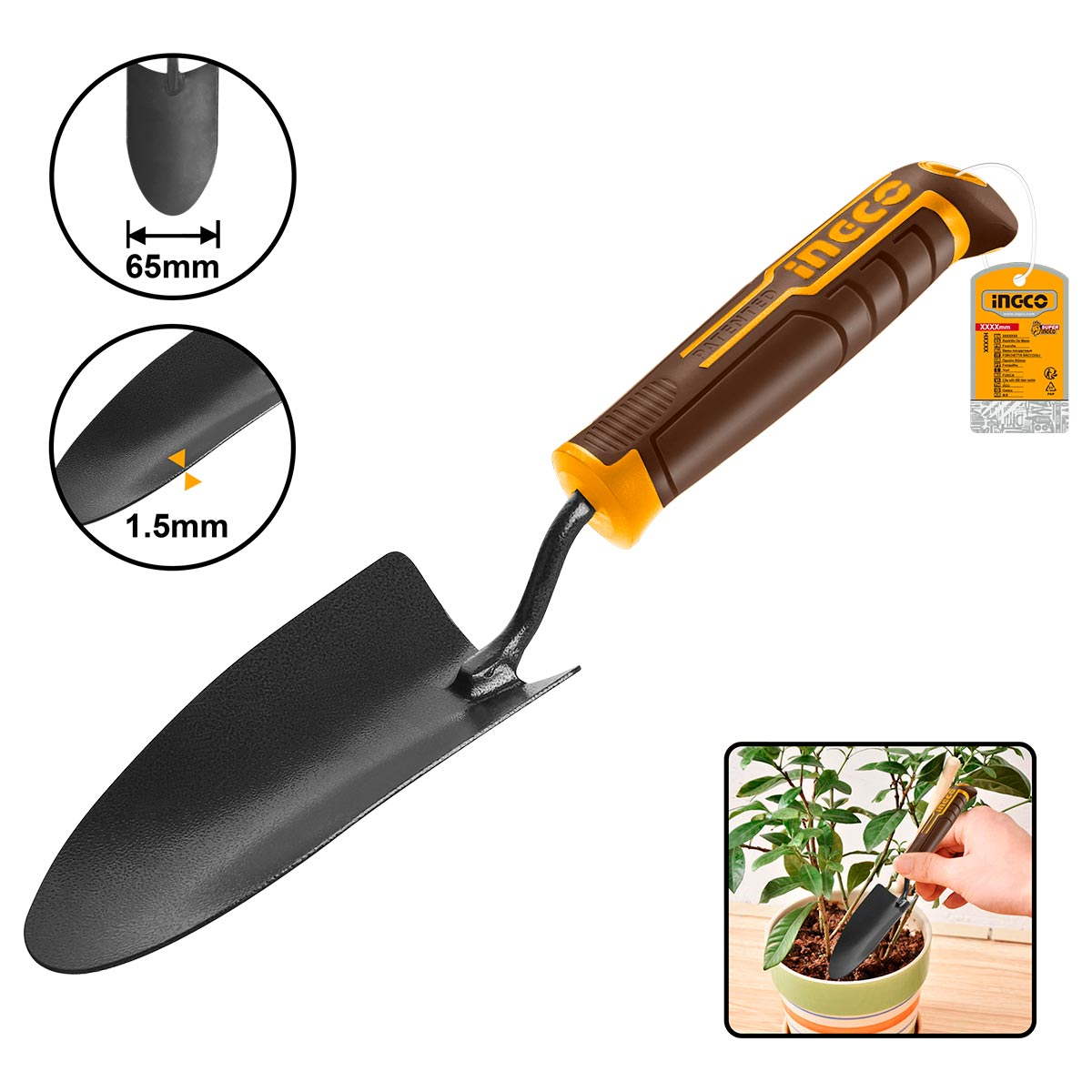 INGCO HFTT658 Φτυαράκι Κήπου Μίνι