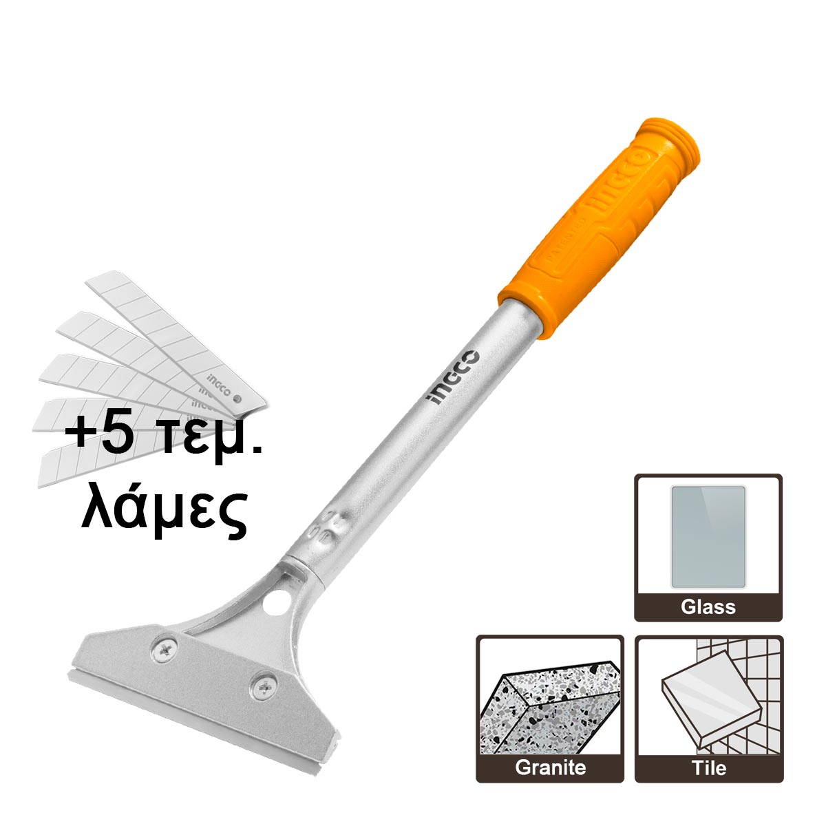 Ingco HGS3201 Ξύστρα Εργασίας - Τζαμιών 310mm