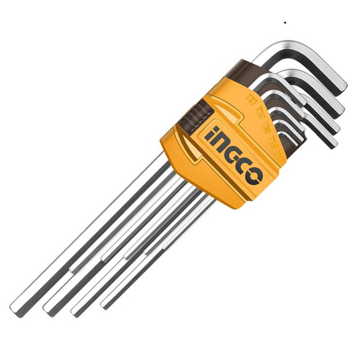 INGCO HHK11091 Συλλογή Κλειδιά Allen 1.5-10mm LONG (Μακριά) Σετ 9 Τεμ