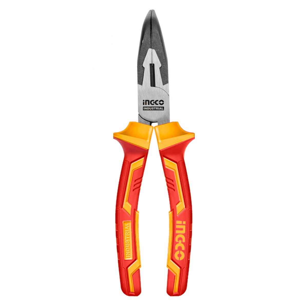 INGCO HIBNP28208 Μυτοτσίμπιδο Κυρτό (Στραβοτσίμπιδο) Ηλεκτρολόγου Με Μόνωση VDE 1000V 200mm