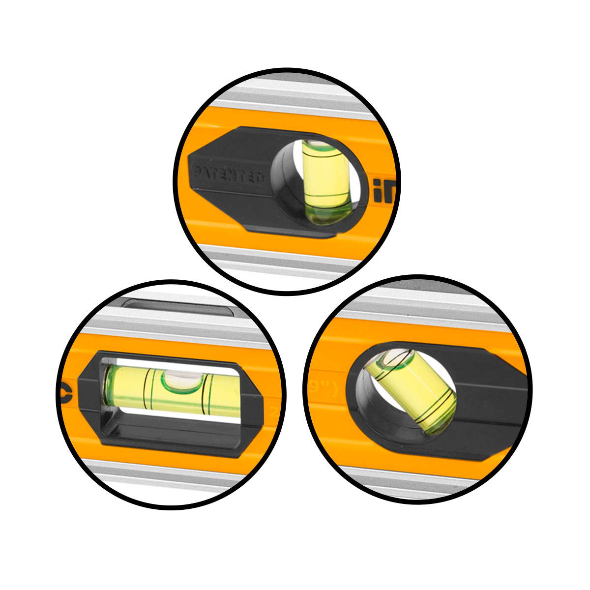 INGCO HMSL01030 Αλφάδι Μίνι Μαγνητικό AL 22.5cm