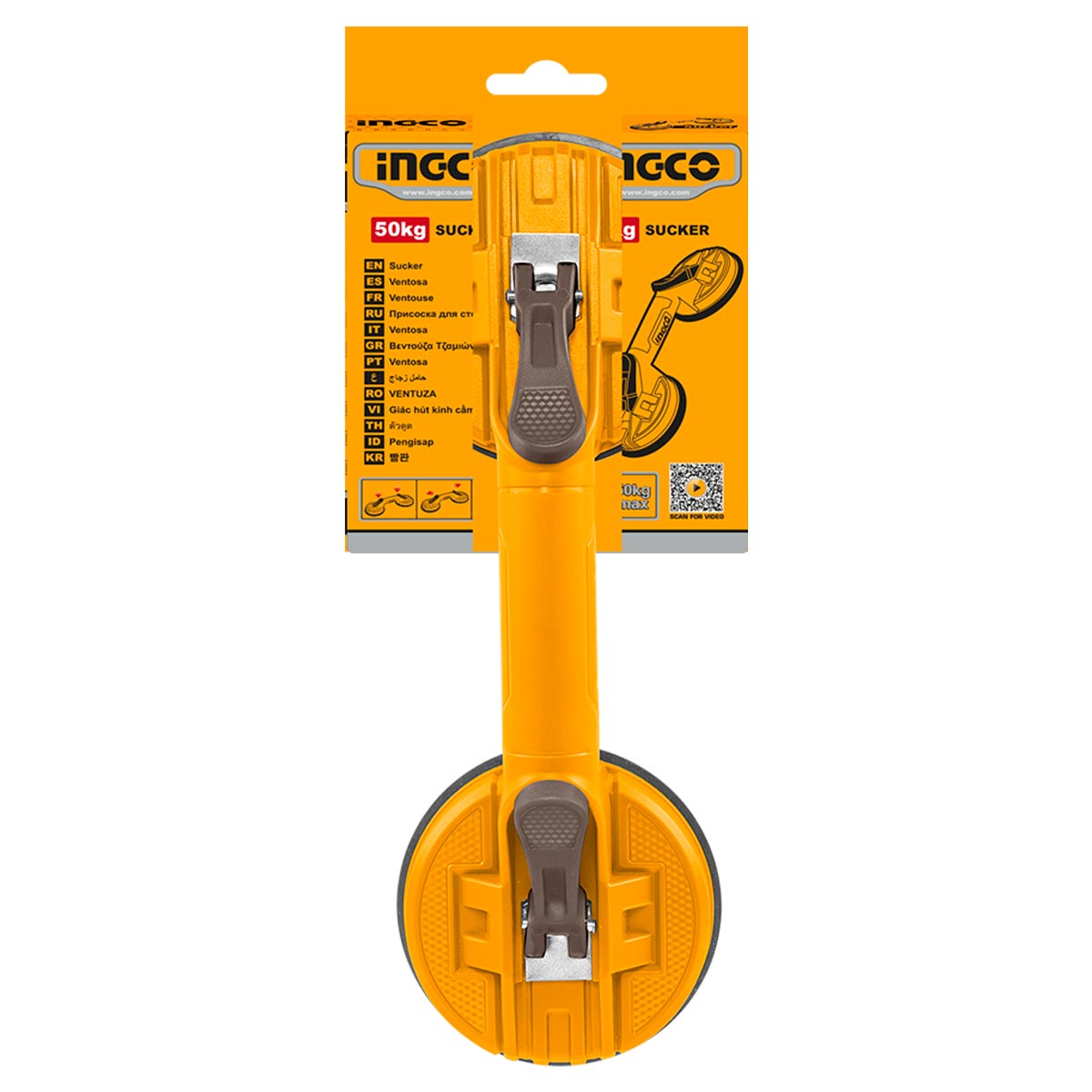 INGCO HSU025001 Βεντούζα Τζαμιών Πλαστική Διπλή