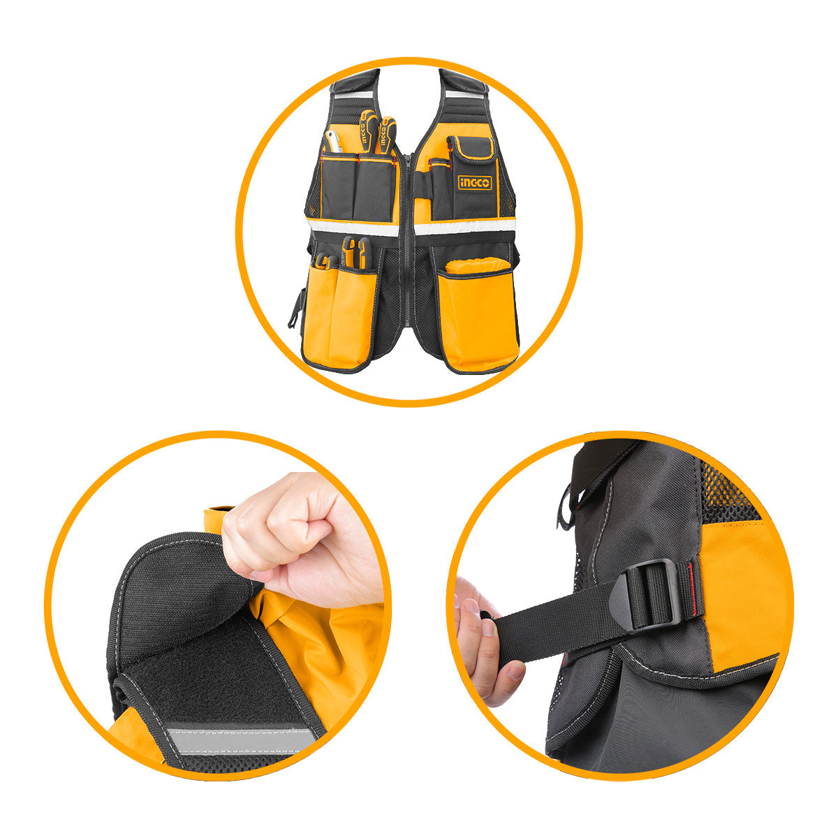 Ingco HTVT0901 Εργαλειοθήκη Γιλέκο