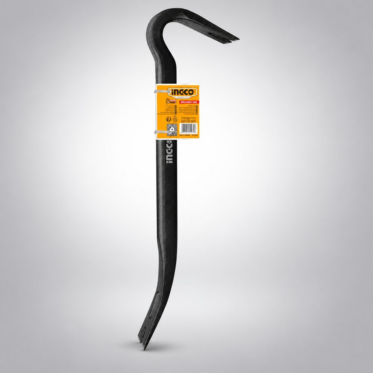 Ingco HWBA01142 λοστός προκοβγάλτης 350 mm με οβάλ στέλεχος και ετικέτα προϊόντος