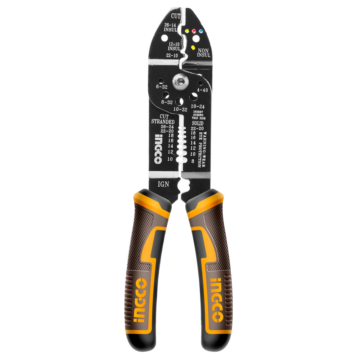 INGCO HWSP851 Πρέσα Ακροδεκτών Απογυμνωτής Καλωδίων 215mm