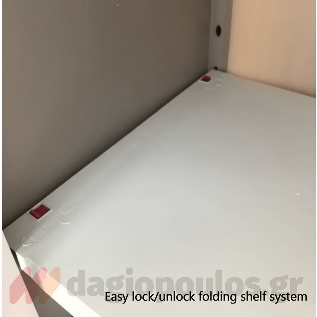 Keter Gulliver Tall Multispace Ντουλάπα Δίφυλλη Ψηλή Με 4 Ράφια & Χώρισμα Μπεζ