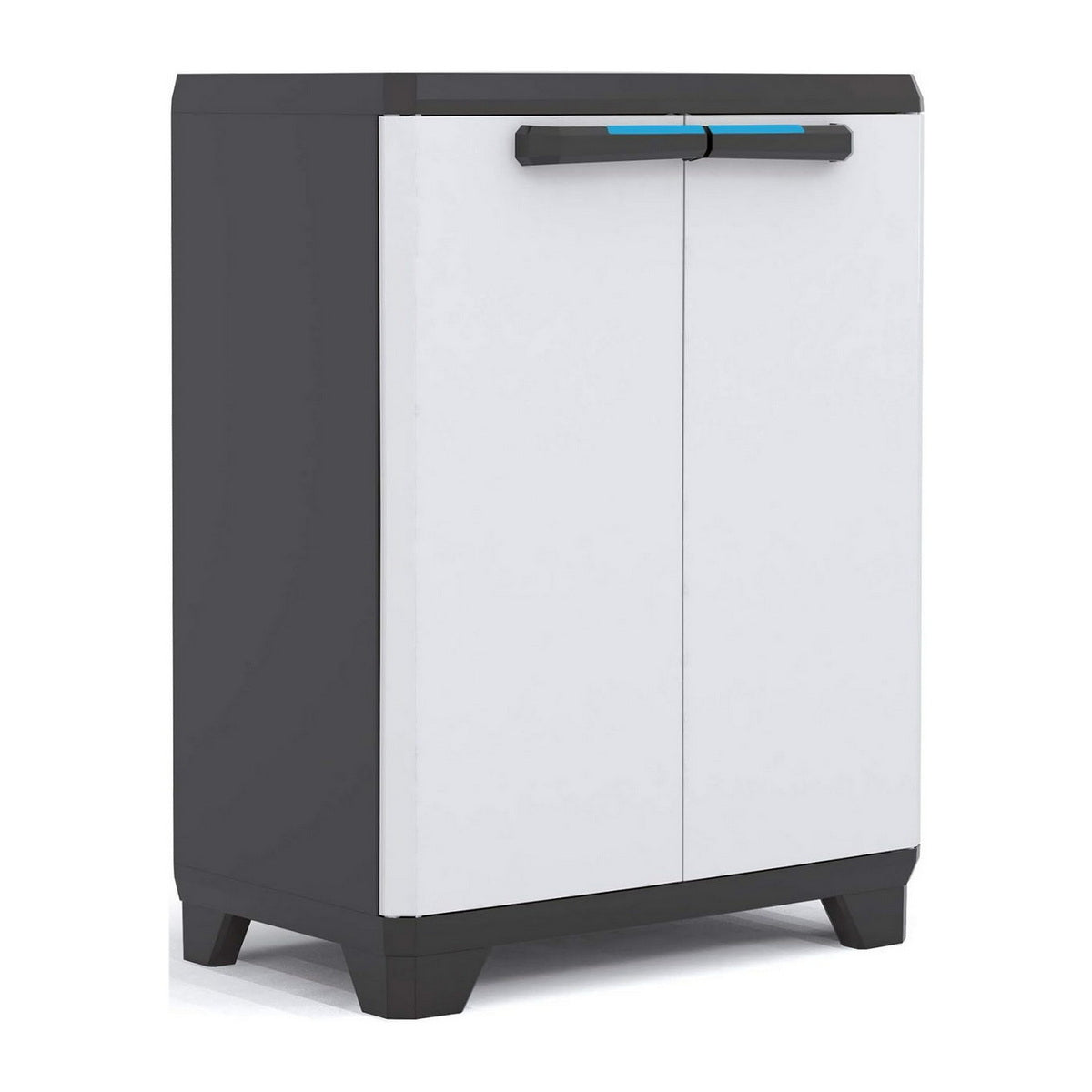 Keter Linear Base Ντουλάπα Χαμηλή Με 1 Ράφι Γκρι Ανοικτό