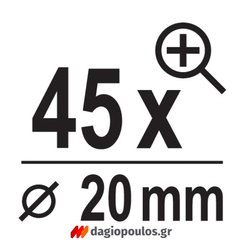 Yato YT-73845 Φακός Μεγεθυντικός Με LED Φωτισμό