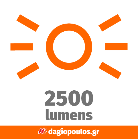 Skil 3165 CA 20V Max Φορητός Προβολέας Επιθεώρησης & Εργασίας Μπαταρίας 18V Li-Ion Επαναφορτιζόμενος 2500 Lumens SOLO