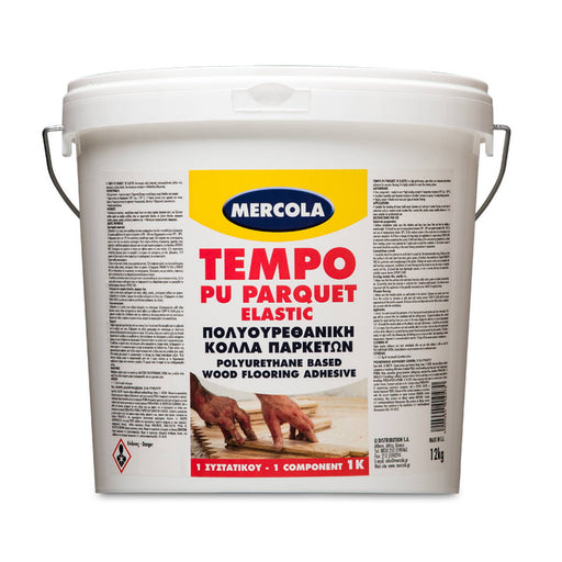 Mercola Tempo PU Parquet 1-K Elastic Κόλλα Πολυουρεθάνης Πατωμάτων 1 Συστ. | Dagiopoulos.gr