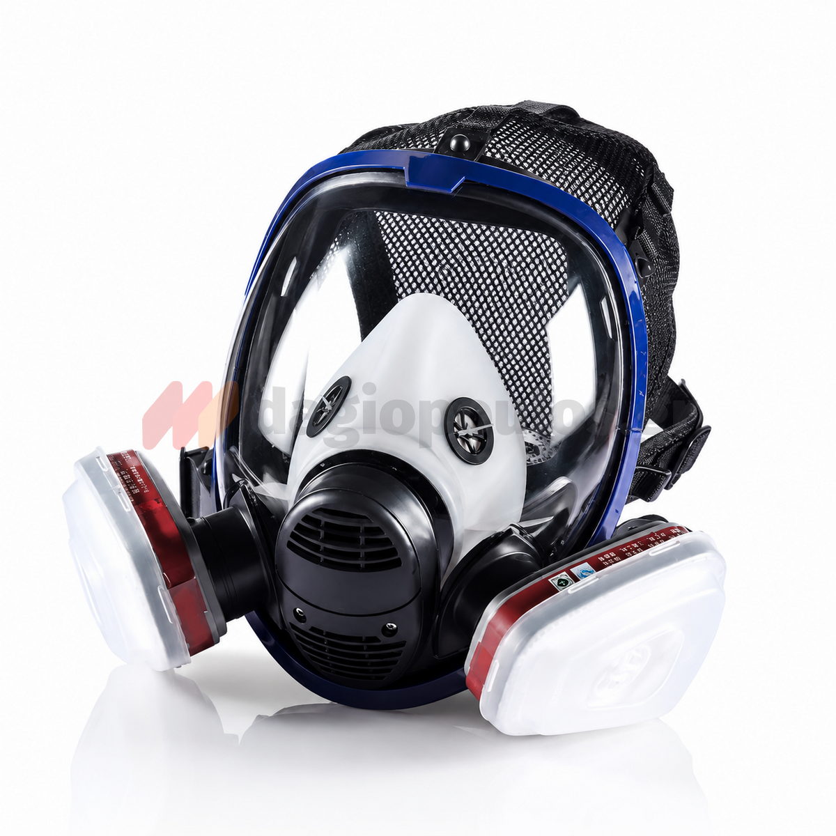 Finergo FR-3500 Επαναχρησιμοποιούμενη Μάσκα Ολοκλήρου Προσώπου Με Φίλτρα & Προφίλτρα