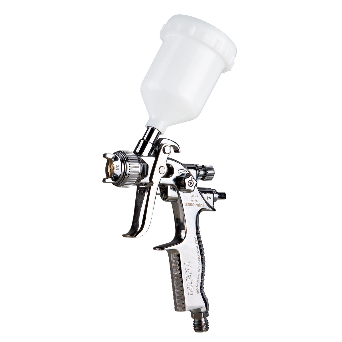 Maestro 125 Mini Πιστόλι Βαφής Μικρού Μεγέθους (Αερογράφος) Άνω Δοχείο 0.5mm 125ml