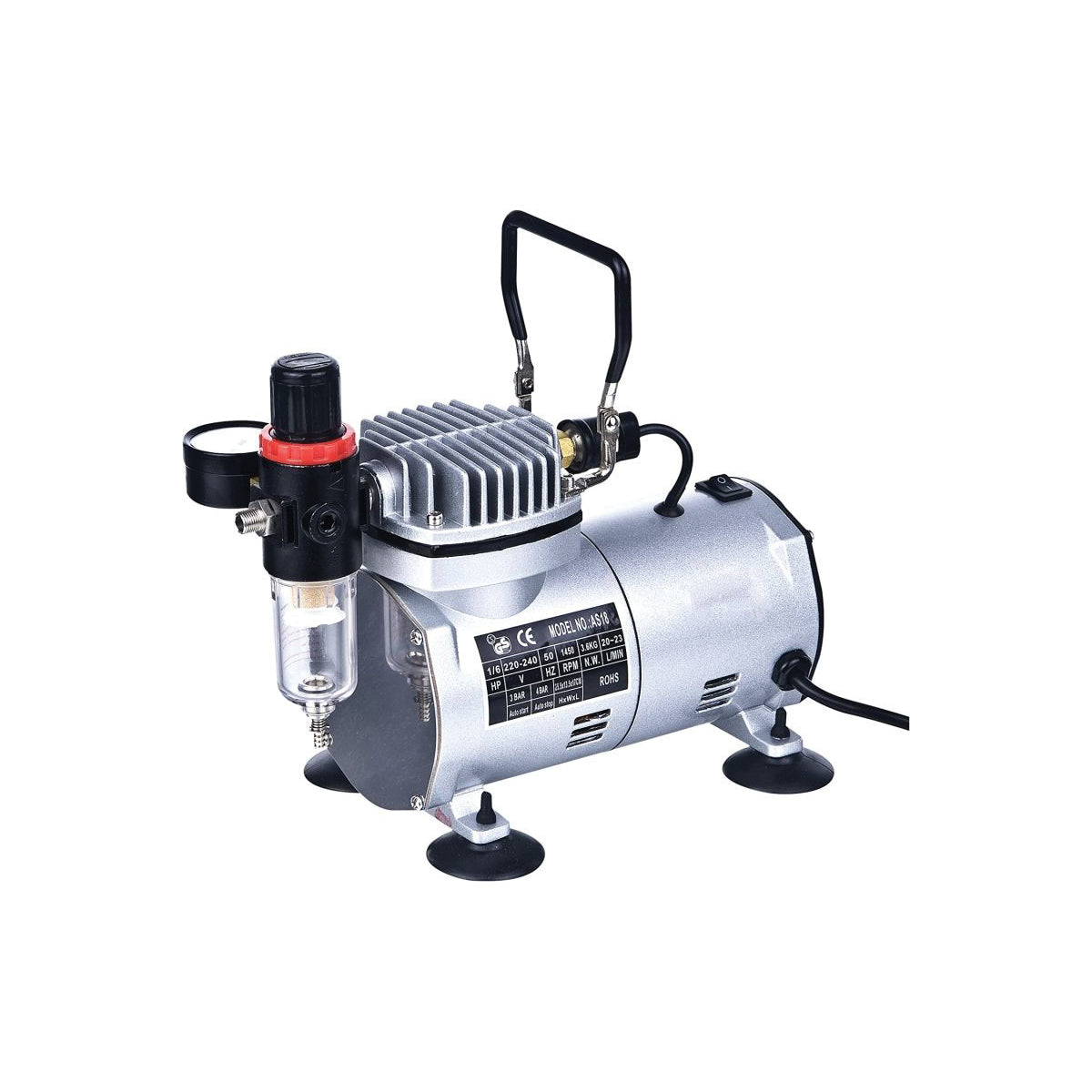 Maestro MPC-186-2 Mini Oil Free Αεροσυμπιεστής Εμβόλου Για Αερογράφους