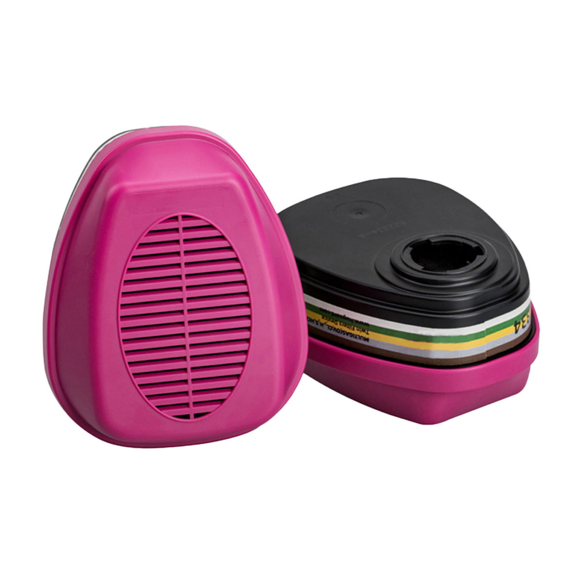 Maestro FR-7511 Μάσκα Αναπνοής Διπλού Φίλτρου – Σιλικόνη Μισού Προσώπου Με 2 Φίλτρα