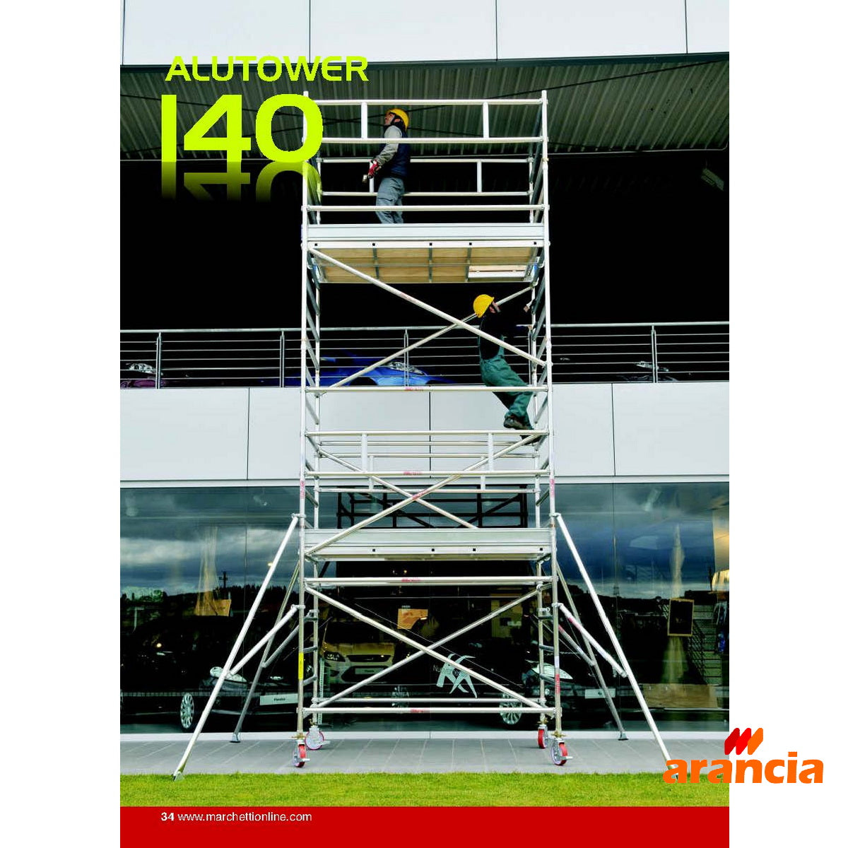 Marchetti AluTower 140X180 Σκαλωσιά - Πύργος Επεκτεινόμενος 140cm x 180cm