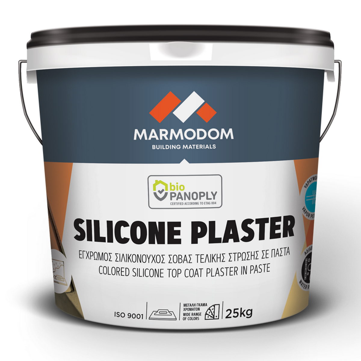 Marmodom Silicone Plaster Σιλικονούχος Τελικός Σοβάς Θερμοπρόσοψης K