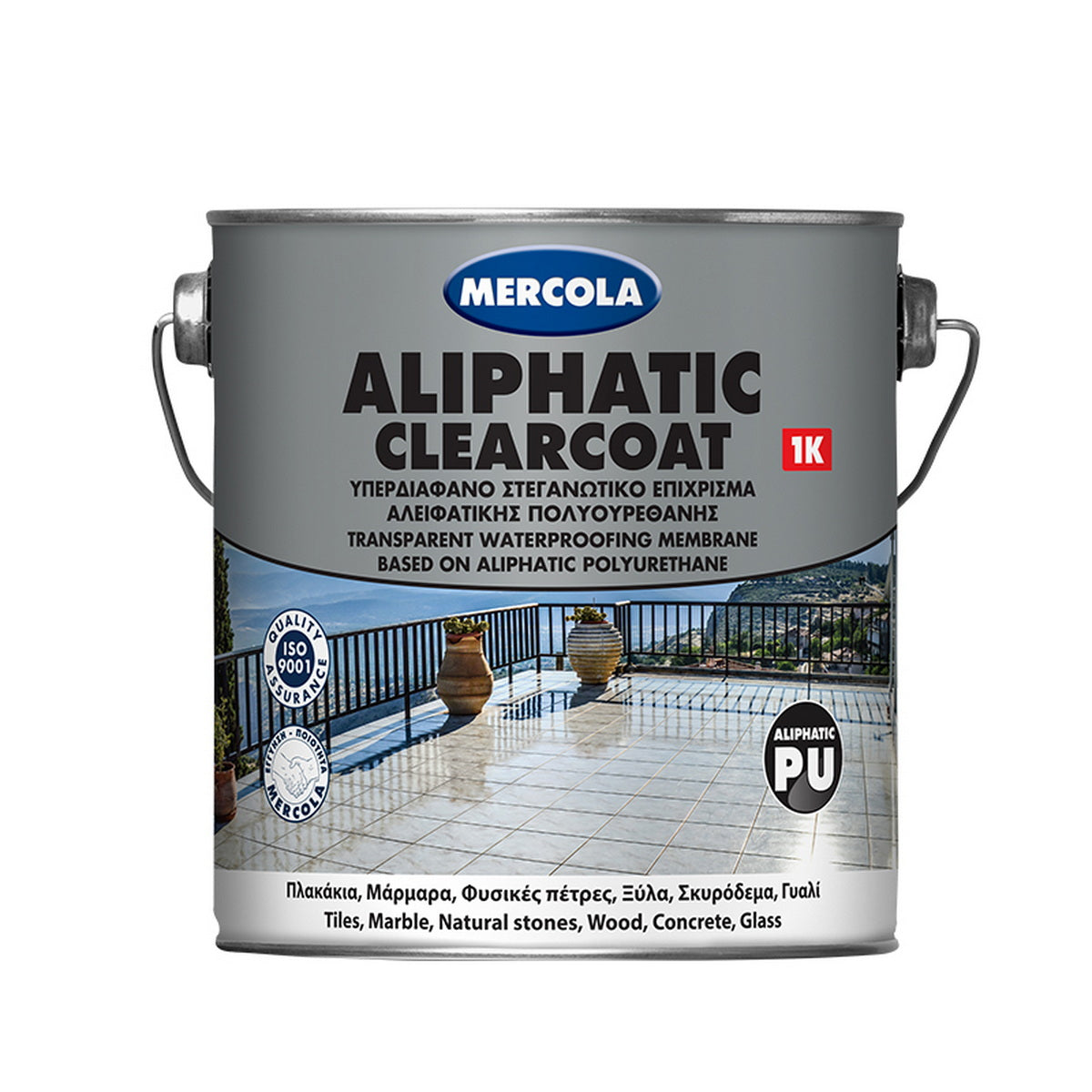 Mercola Aliphatic PU Clearcoat Μεμβράνη Στεγανοποίησης Αλειφατικής Πολυουρεθάνης ΔΙΑΦΑΝΗΣ