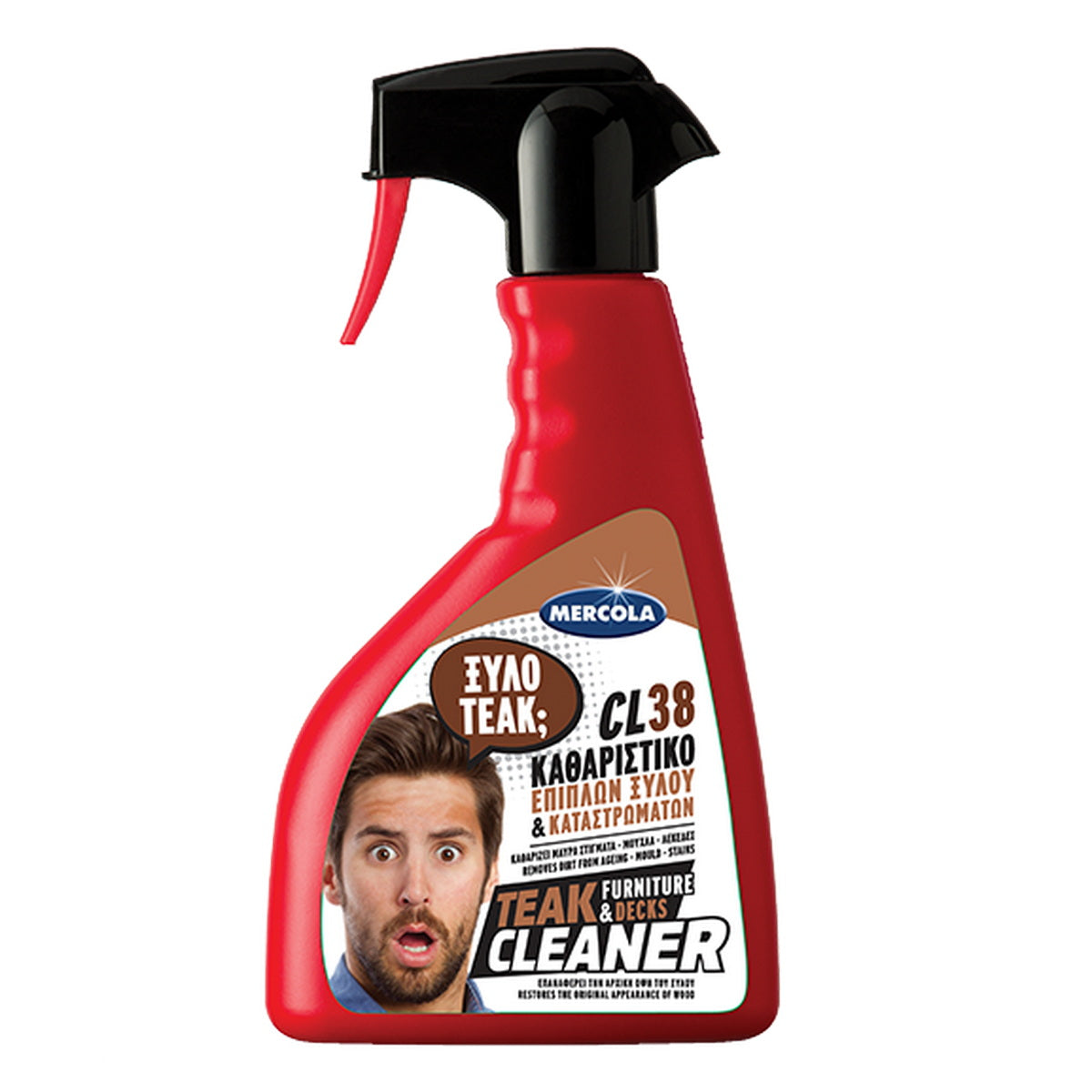 Mercola CL 38 Teak Cleaner Spray Καθαριστικό Αναζωογονητικό Ξύλων Τηκ