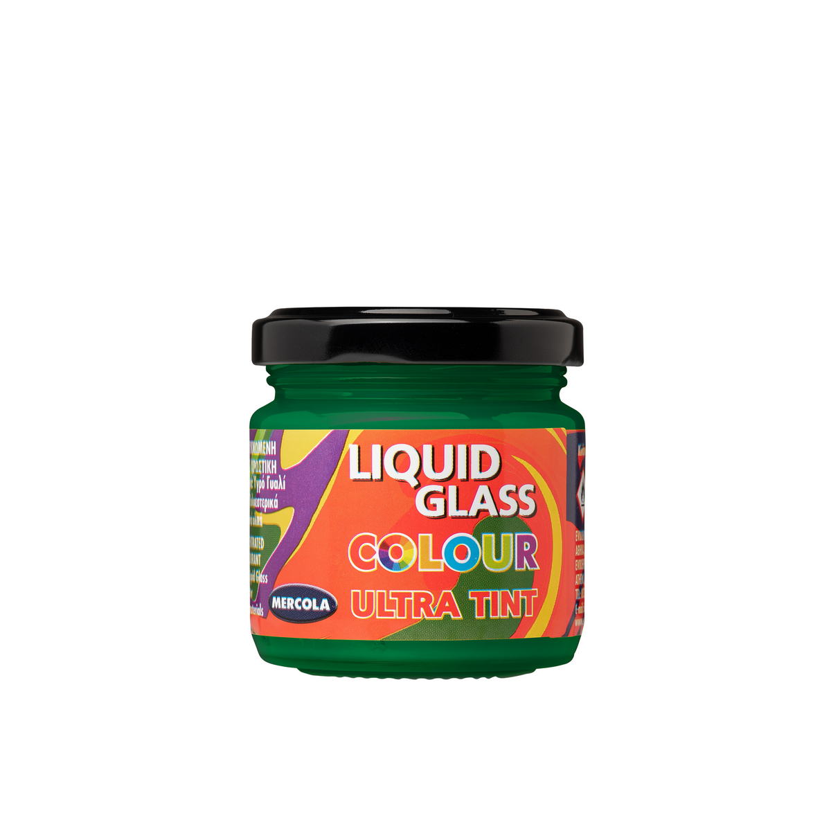 Mercola LIQUID GLASS COLOUR ULTRA TINT Αδιαφανείς Χρωστικές Υγρού Γυαλιού, Πολυεστερικών και Πολυουρεθανικών Πράσινο