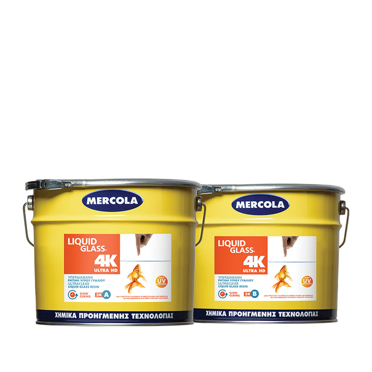 Mercola LIQUID GLASS 4K Διάφανη Εποξειδική Ρητίνη Υγρού Γυαλιού Με Απίστευτη Διαφάνεια και Ευκρίνεια - Αργής Ωρίμανσης