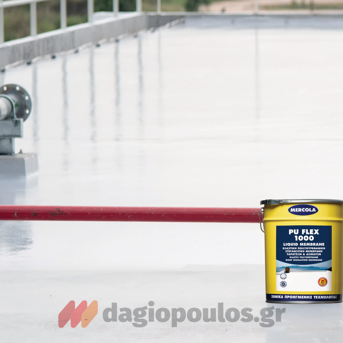 Mercola PU Flex 1000 100% Πολυουρεθανικό Ελαστομερές Στεγανωτικό ΛΕΥΚΟ
