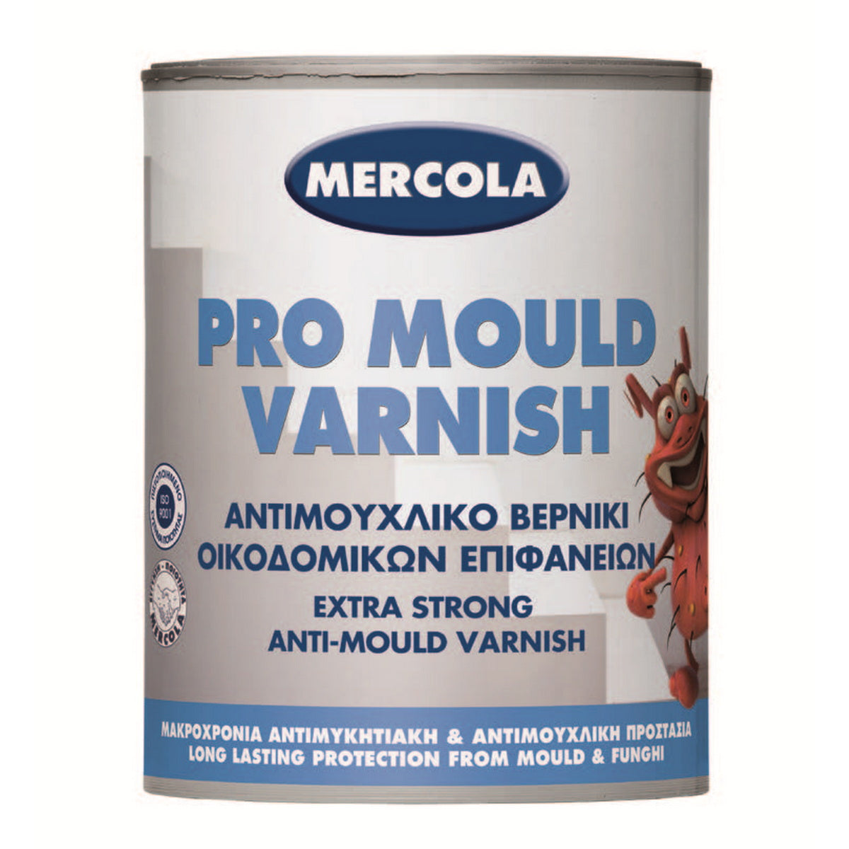 Mercola Pro Mould Varnish Αντιμουχλικό Βερνίκι Οικοδομικών Επιφανειών Ματ 750ml