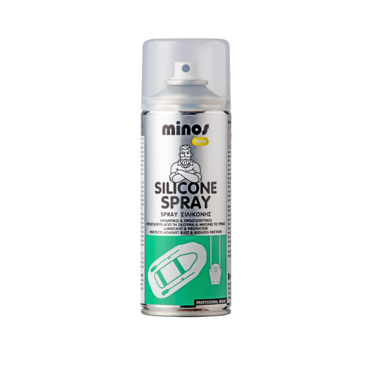 Evochem 9203 Minos Silicone Spray Λιπαντικό Προστατευτικό insulation Σπρέι Σιλικόνης 400ml